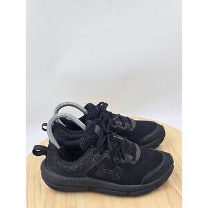 Under Armour Boys Charged Assert 10 Running Shoes 3026182-002 Black Size 4Y